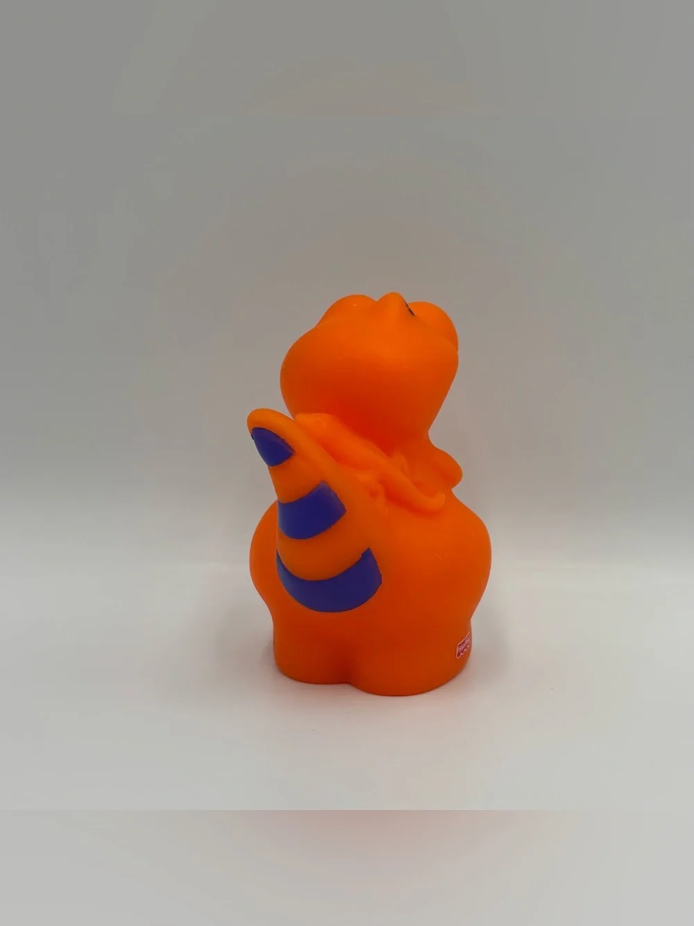 RARE Fisher Price Little People Orange T-Rex Baby Dinosaur Prehistoric Dino Toy
